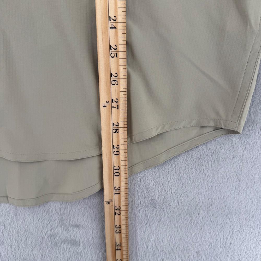Filson Ultra-Light Shirt Mens Medium Sandbar Tan Ripstop Long Sleeve Polo NEW - Picture 14 of 15